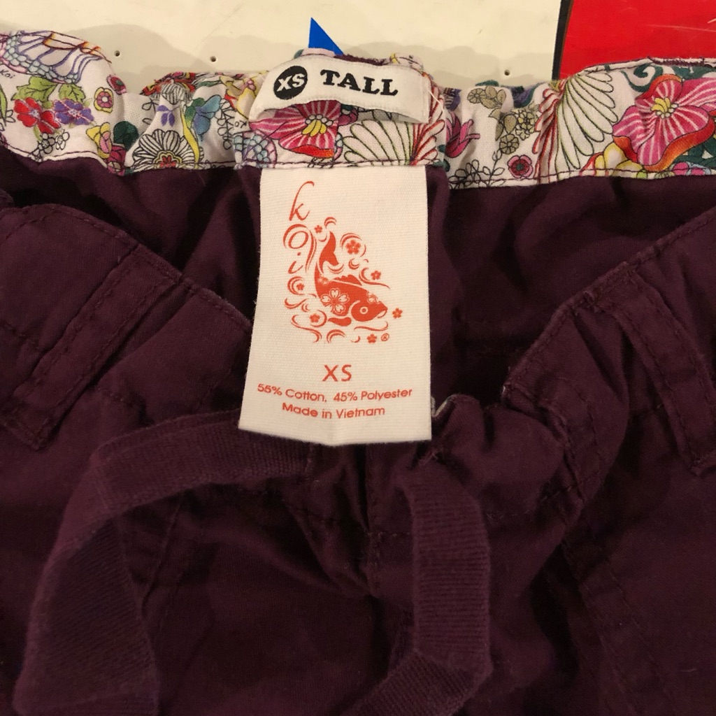 Koi Bottom Scrubs Previously Worn Koi Bottom Scrubs Previously Worn